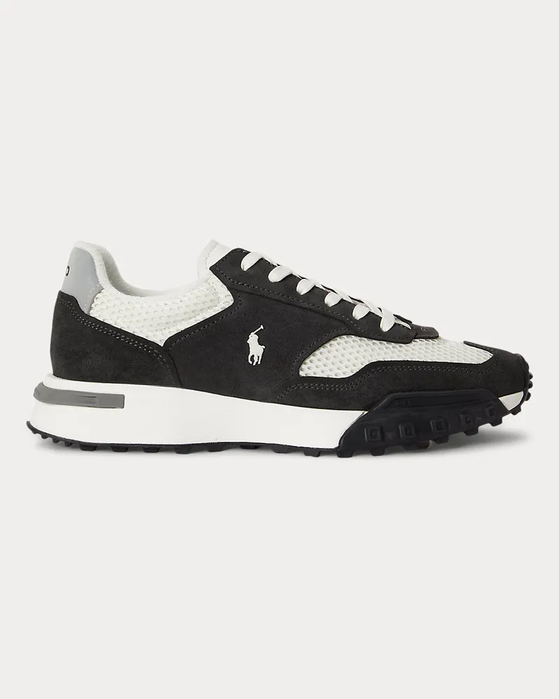 Ralph Lauren Sneaker Eldridge mit Wildlederbahnen Black
