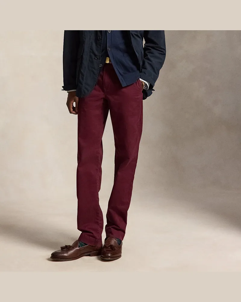 Ralph Lauren Stretch-Straight-Fit Chinohose Bedford Red