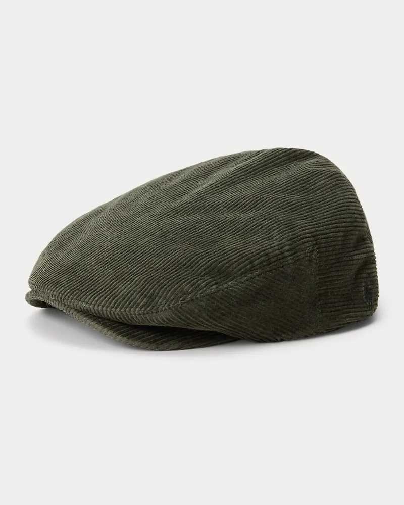 Ralph Lauren Schiebermütze aus Kordsamt Green