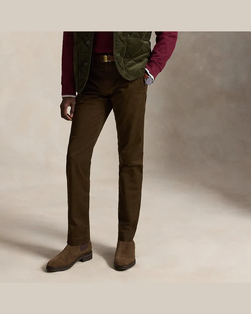 Ralph Lauren Stretch-Straight-Fit Chinohose Bedford Brown