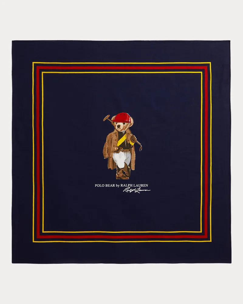 Ralph Lauren Bandana mit Polo Bear Blue
