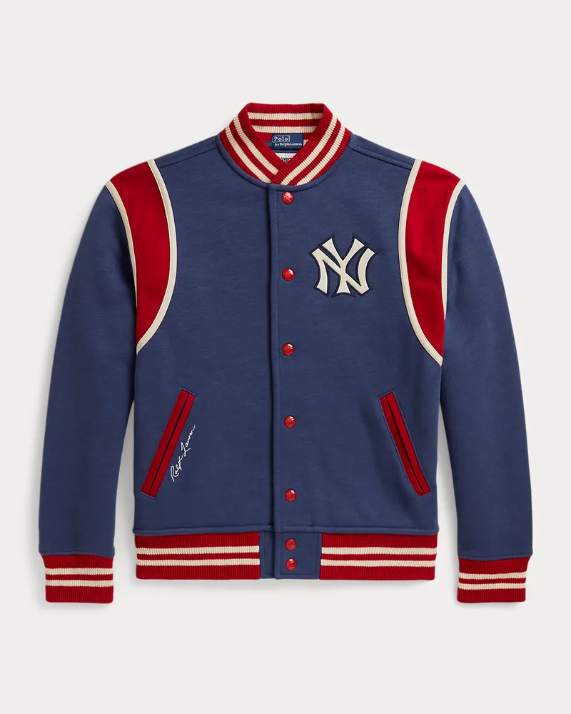 Ralph Lauren Fleecejacke Polo   Lauren Yankees Blue