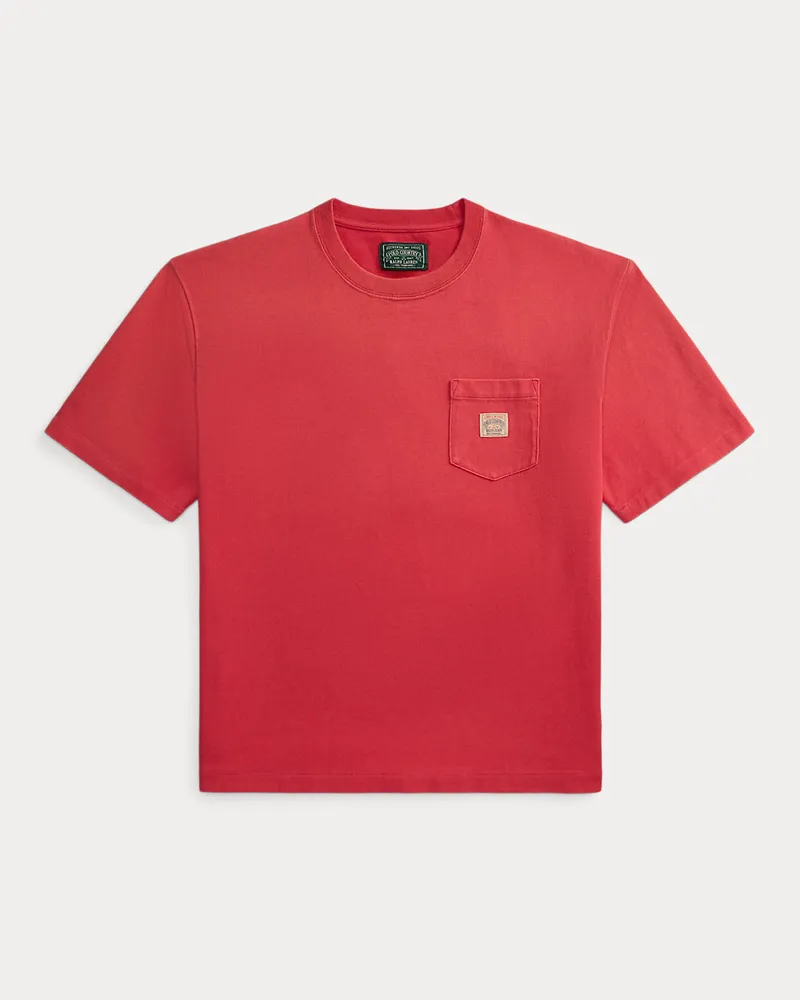 Ralph Lauren Relaxed-Fit T-Shirt aus schwerem Jersey Red