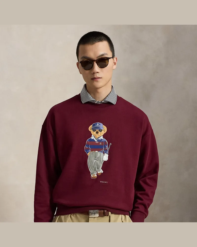 Ralph Lauren Relaxed-Fit Sweatshirt mit Polo Bear Red
