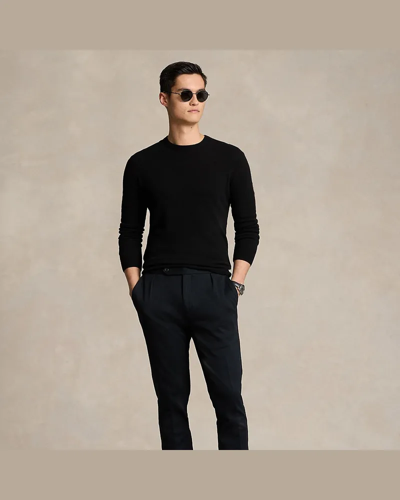 Ralph Lauren Bundfaltenhose aus Piqué Black