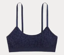Geblümtes Bustier mit rundem Ausschnitt