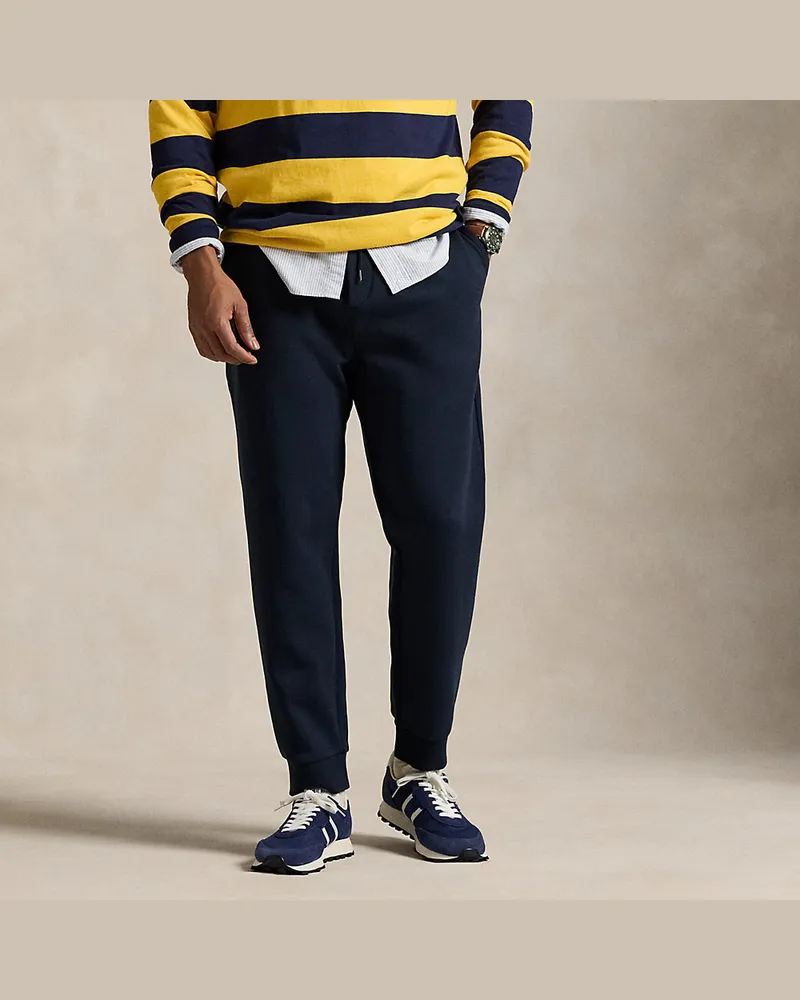 Ralph Lauren Große Größen - Doppellagige Jogginghose Blue