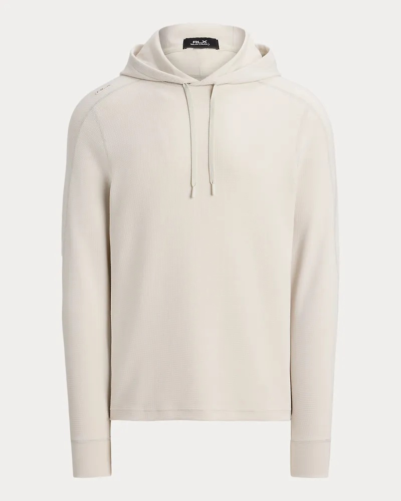 Ralph Lauren Performance-Kapuzenshirt aus Waffelpiqué White