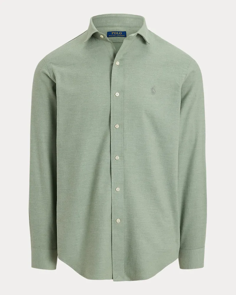 Ralph Lauren Custom-Fit Performance-Hemd aus Twill Green