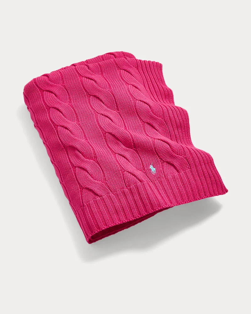 Ralph Lauren Home Tagesdecke Hanley mit Zopfmuster Pink