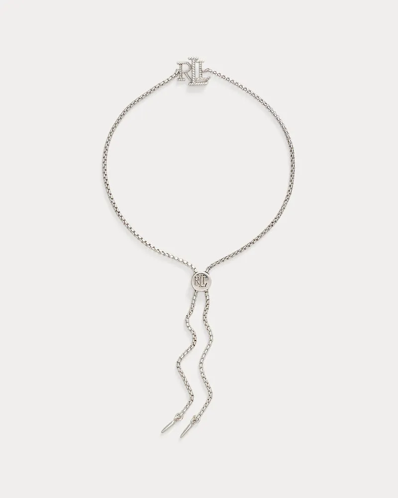 Ralph Lauren Sterlingsilber-Armband mit Logo Silver