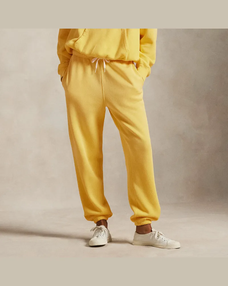 Ralph Lauren Fleece-Jogginghose mit Tunnelzug Yellow