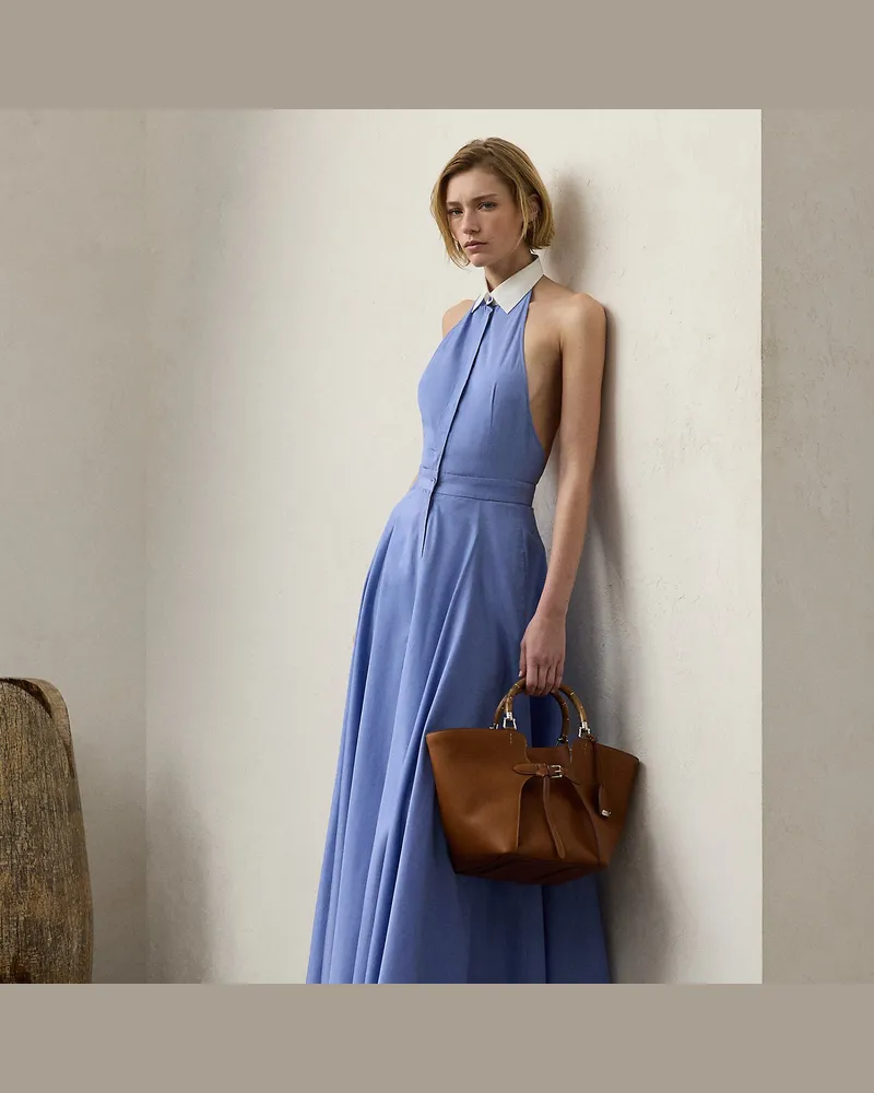Ralph Lauren Tageskleid Eldred aus Baumwolle Blue