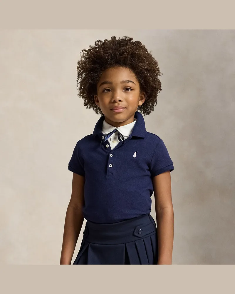 Ralph Lauren Polo aus Stretch-Baumwollpiqué Blue