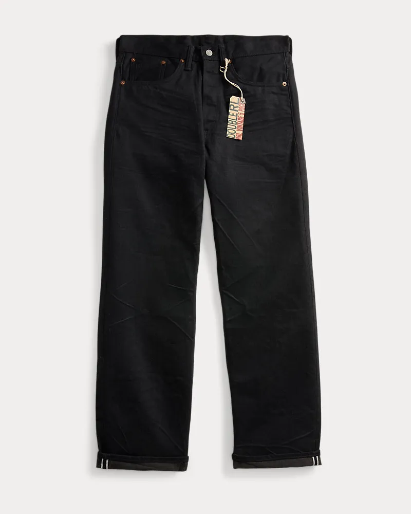 Ralph Lauren Schwarze 5-Pocket-Jeans in Vintage-Optik Black