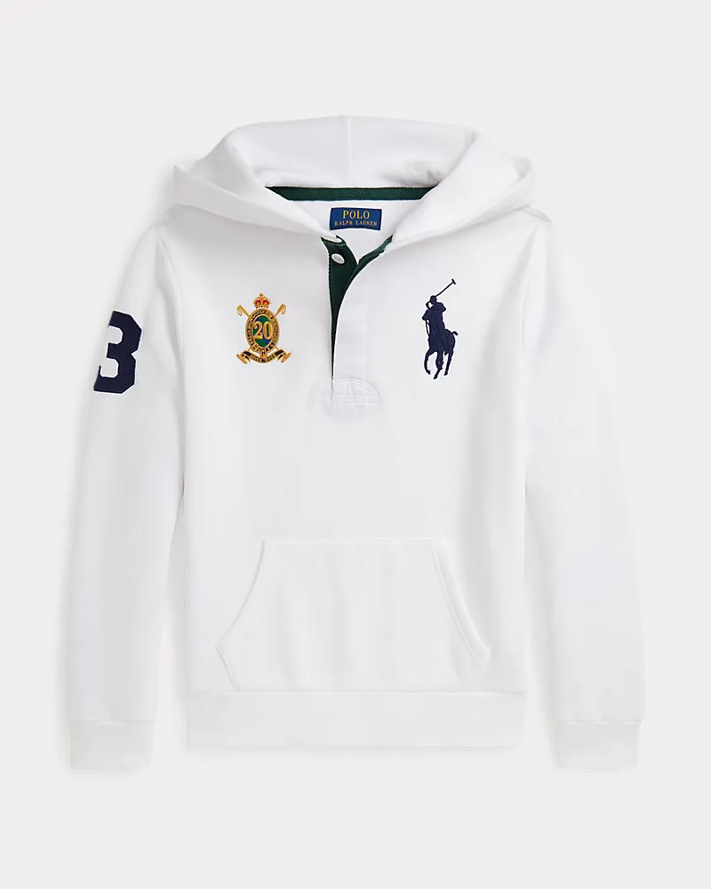 Ralph Lauren Jubiläums-Kapuzenpullover mit Big Pony White