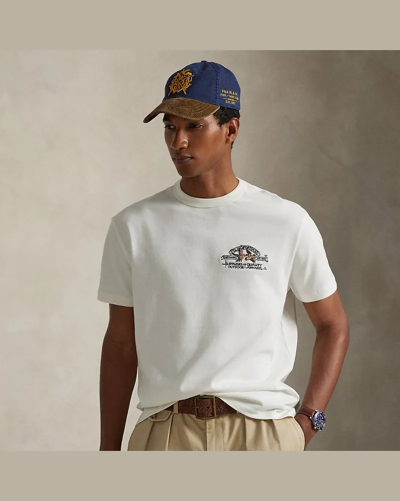 Ralph Lauren Classic-Fit T-Shirt Polo Sportsman White