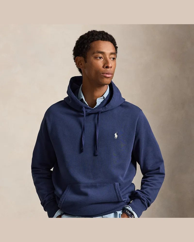 Ralph Lauren Kapuzenpullover aus Loopback-Fleece Blue