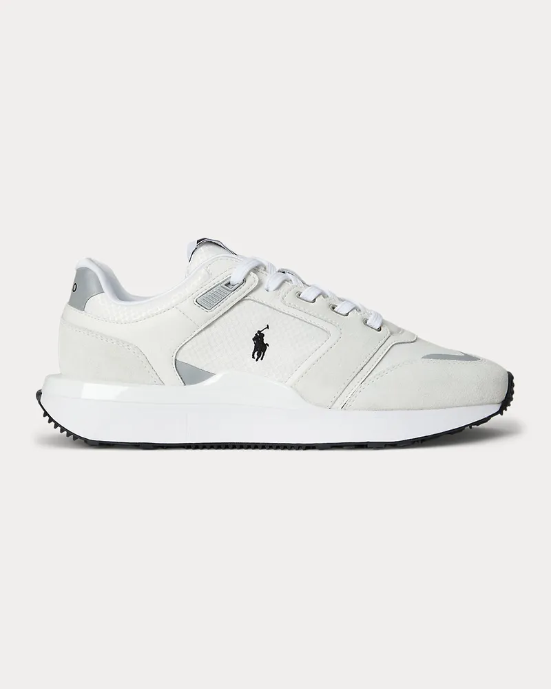 Ralph Lauren Sneaker Train 89 V2 mit Wildlederbahnen Cream