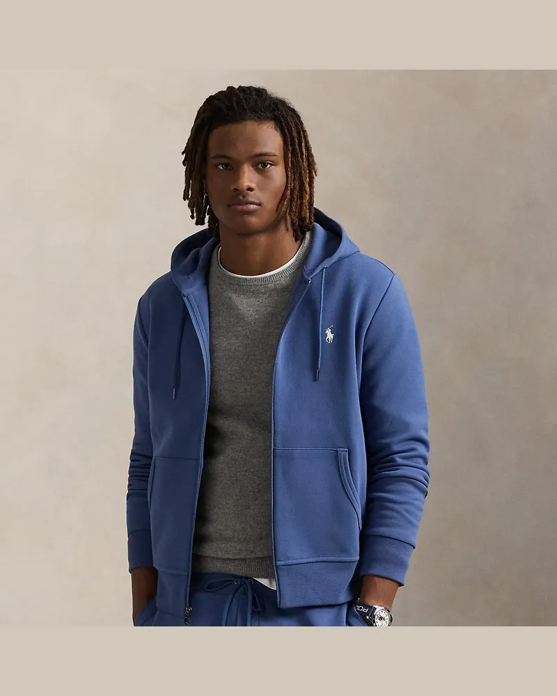 Ralph Lauren Doppellagige Kapuzenjacke Blue