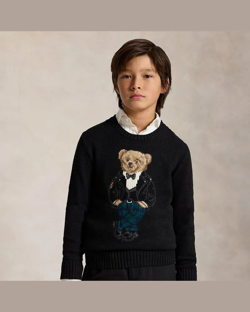 Ralph Lauren Pullover mit Polo Bear Black
