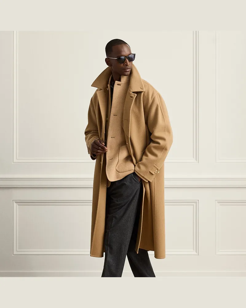 Ralph Lauren Handgeschneiderte Hose Glenn aus Flanell Grey