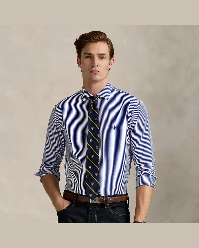 Ralph Lauren Custom-Fit Popelinehemd mit Streifen Multi