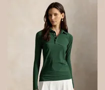 Slim-Fit Langarm-Performance-Poloshirt