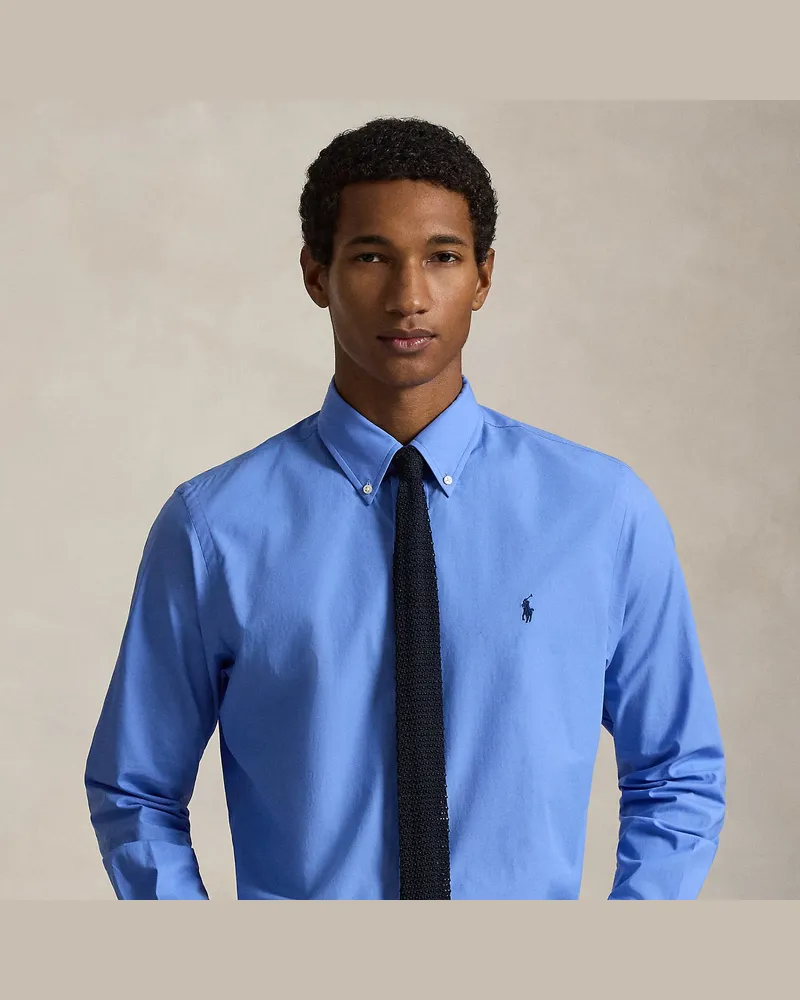 Ralph Lauren Classic-Fit Hemd aus Stretchpopeline Blue
