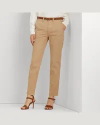 Ralph Lauren Kurzgrößen - Slim-Fit Hose aus Stretch-Chino Tan