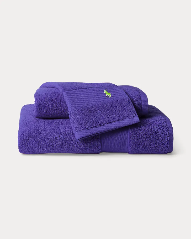 Ralph Lauren Home Das Polo-Handtuch und Badematte Purple