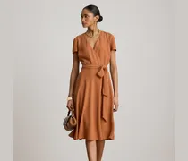 Georgette-Kleid mit Gürtel