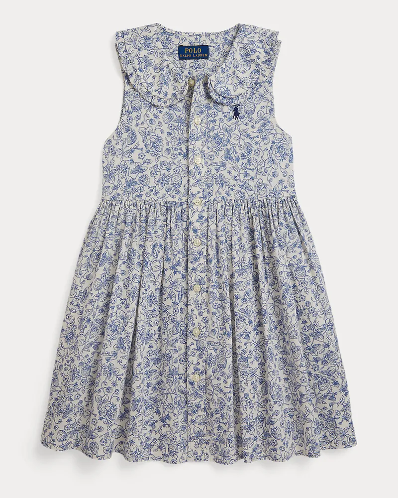 Ralph Lauren Geblümtes Hemdkleid aus Baumwolle Multi