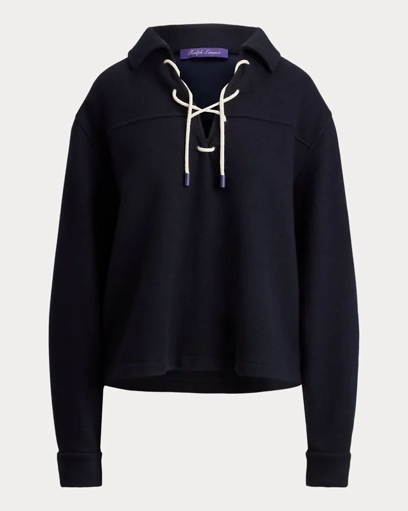 Ralph Lauren Sweatshirt Tyrus aus Kaschmir und Jersey Blue