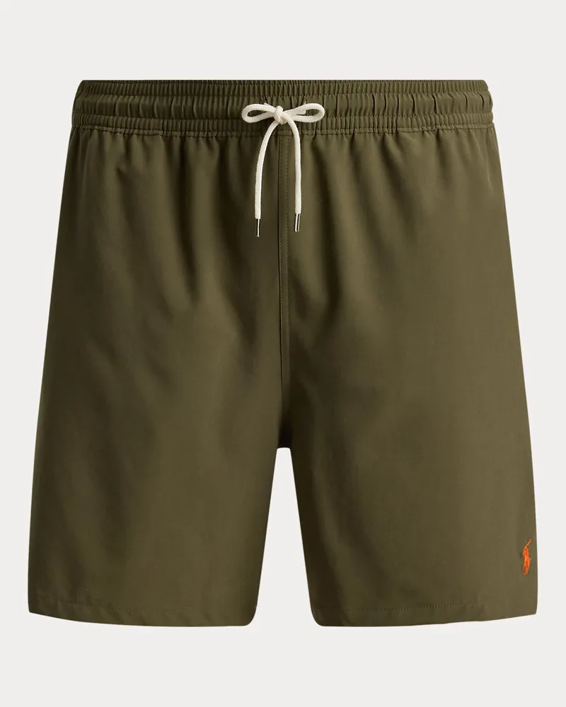 Ralph Lauren Große Größen - Classic-Fit Stretch-Badeshorts Traveler Green