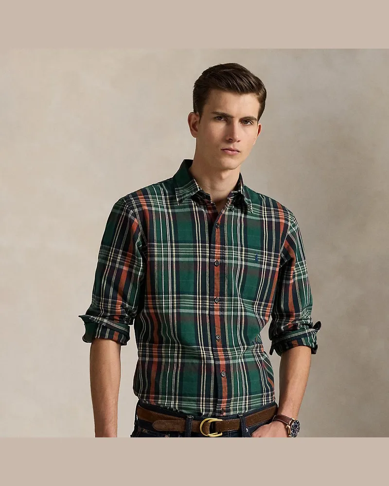 Ralph Lauren Kariertes Custom-Fit Oxfordhemd Multi