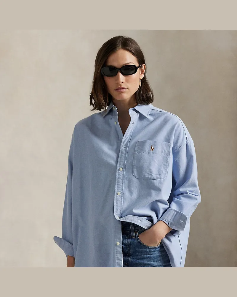 Ralph Lauren Das Big-Fit Hemd aus Baumwolloxford Blue