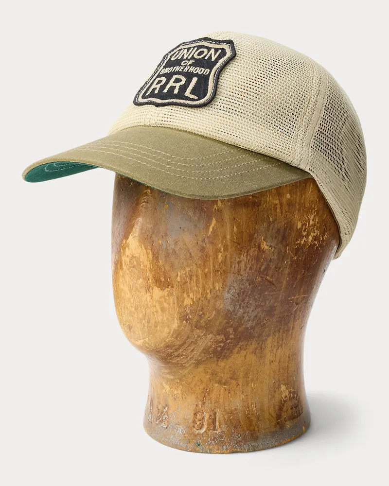Ralph Lauren Truckerkappe aus Mesh mit Logoaufnäher Brown