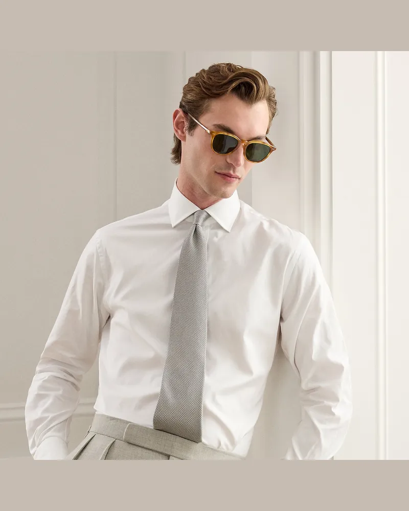 Ralph Lauren Oxfordhemd mit Rautenstruktur White