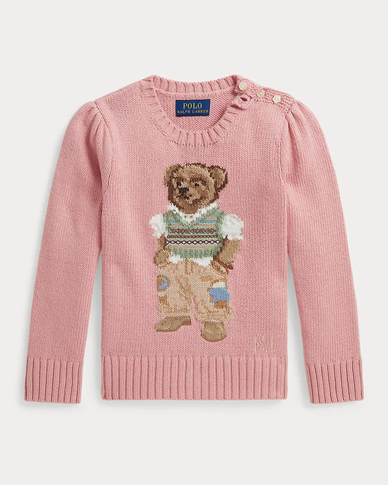Ralph Lauren Pullover mit Polo Bear Pink