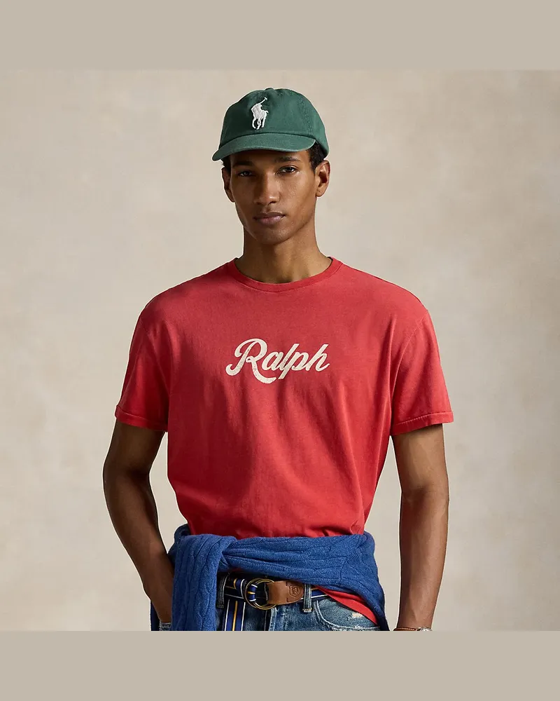 Ralph Lauren Das Logo-T-Shirt  Ralph Lauren Red