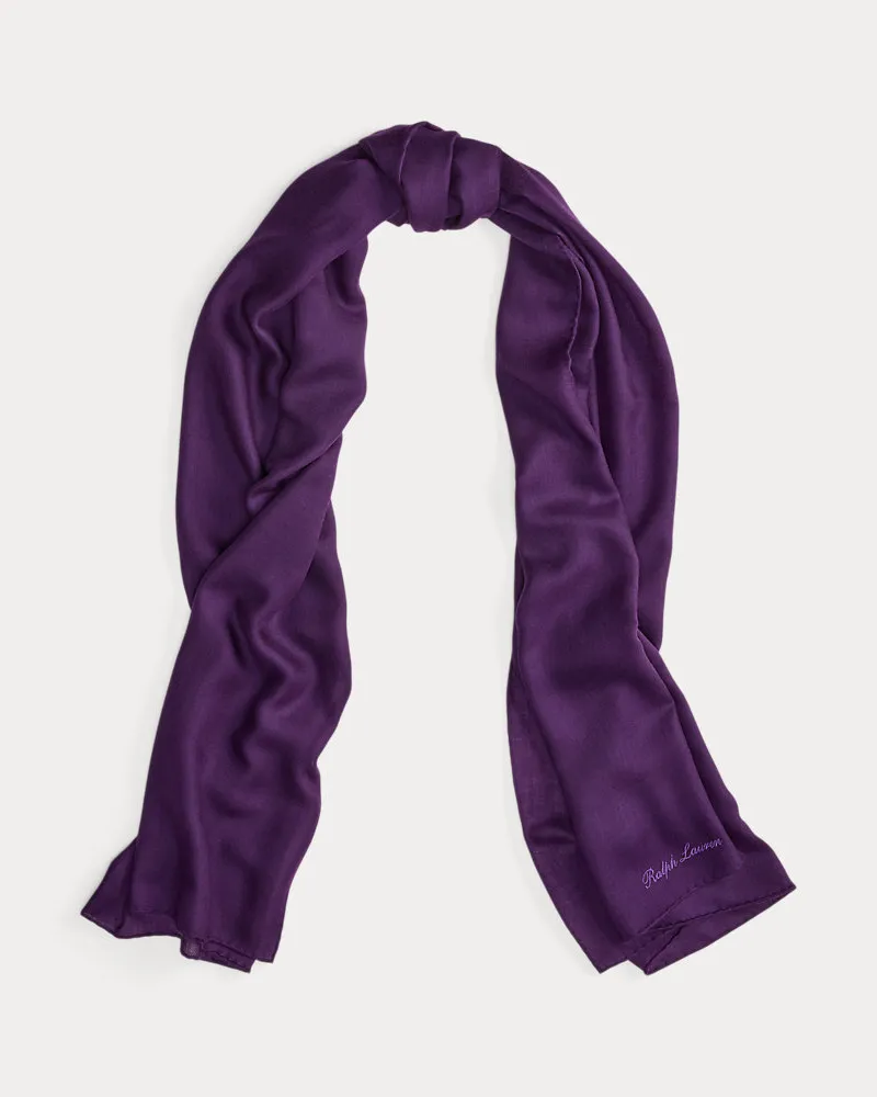 Ralph Lauren Pashmina-Schal aus Kaschmir Red