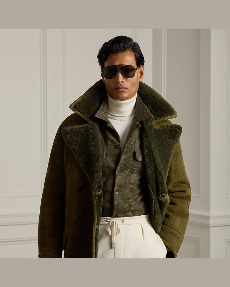 Ralph Lauren Caban aus Lammfell Green