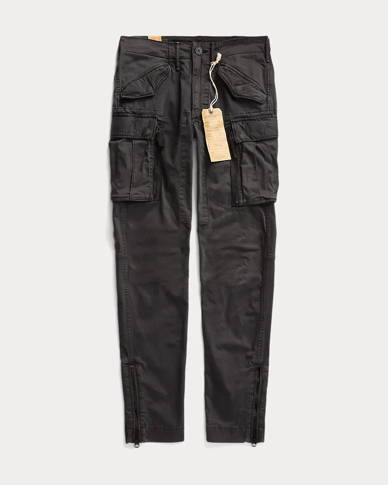 Ralph Lauren Skinny-Cargohose mit Stretch Black