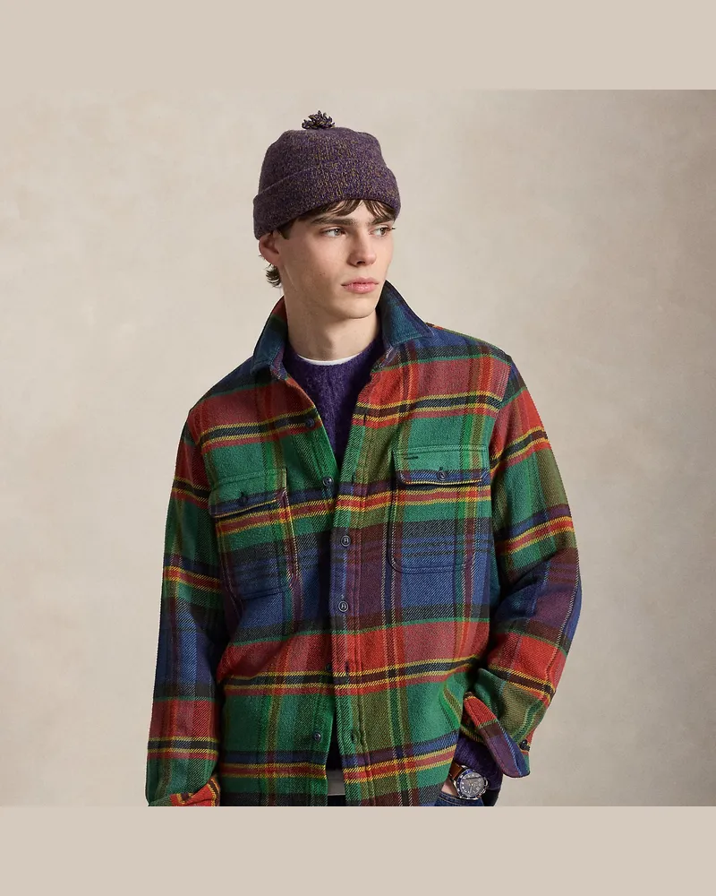 Ralph Lauren Classic-Fit Flanell-Arbeitshemd Blue