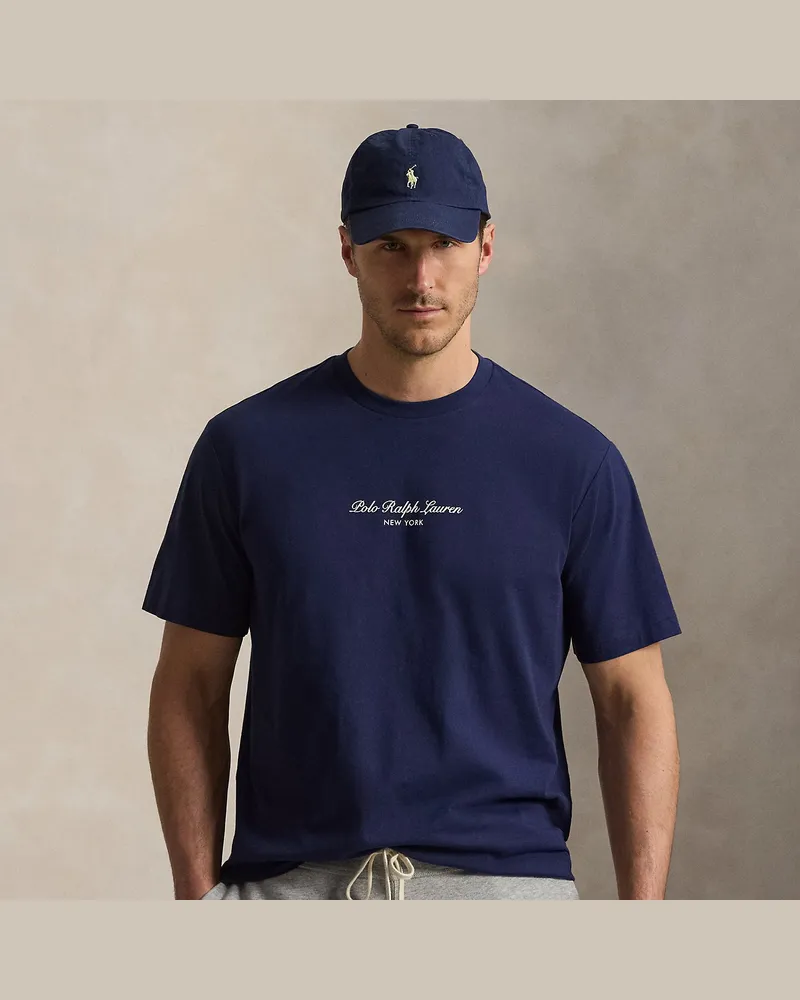Ralph Lauren Große Größen - Jersey-T-Shirt mit Logo Blue