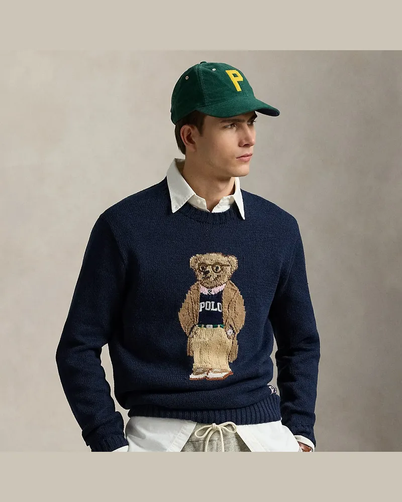 Ralph Lauren Pullover mit Polo Bear Blue