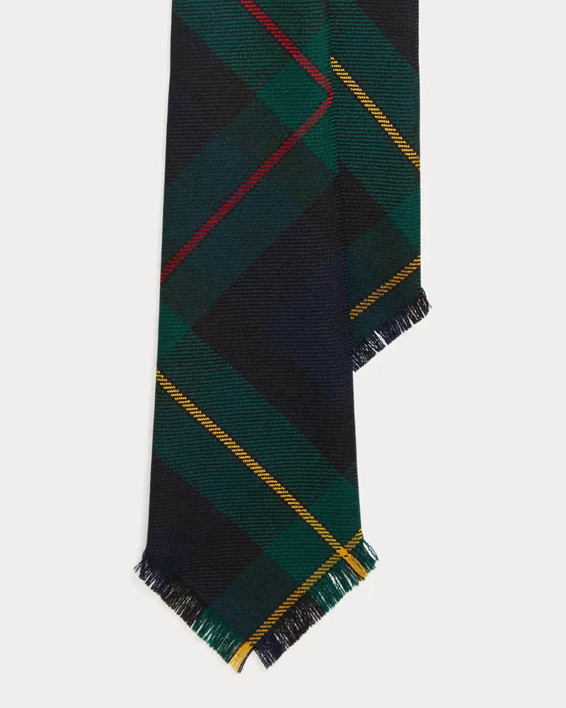 Ralph Lauren Tartan-Wollkrawatte im Vintage-Stil Multi