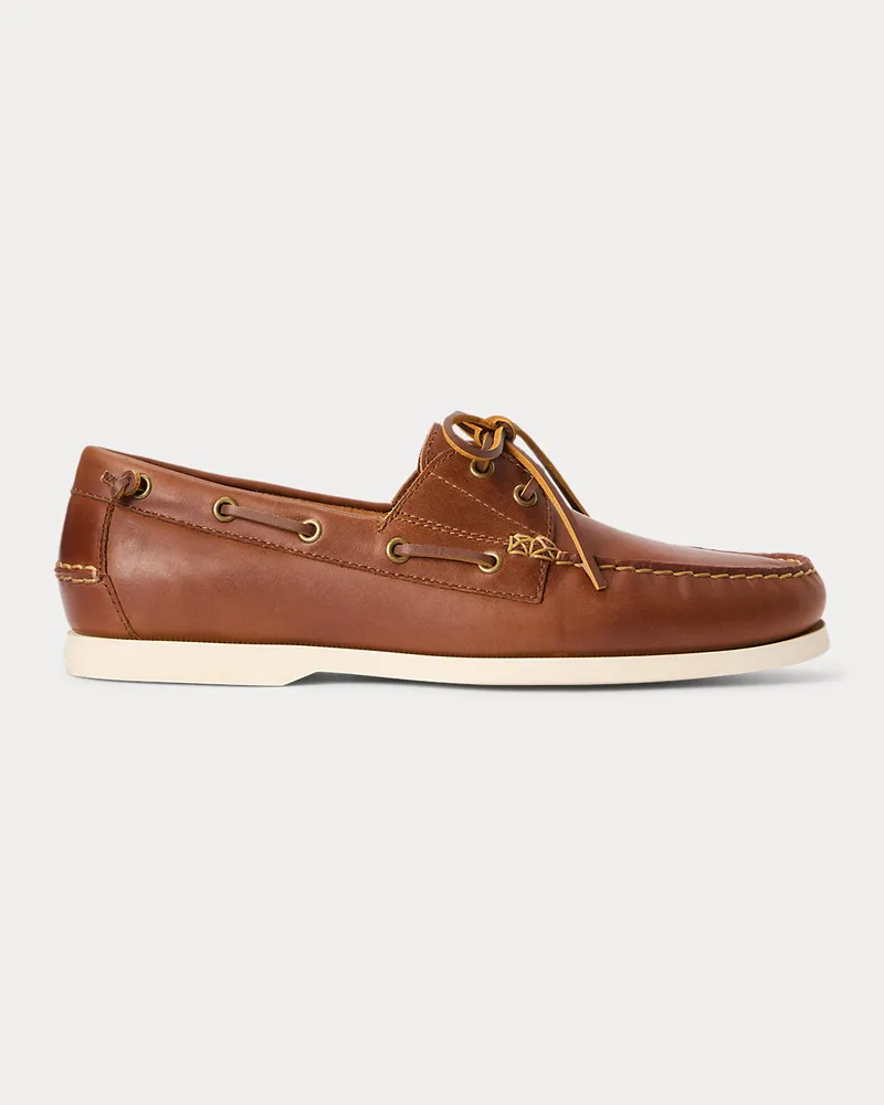 Ralph Lauren Bootsschuh Merton in Color-Block-Optik Tan