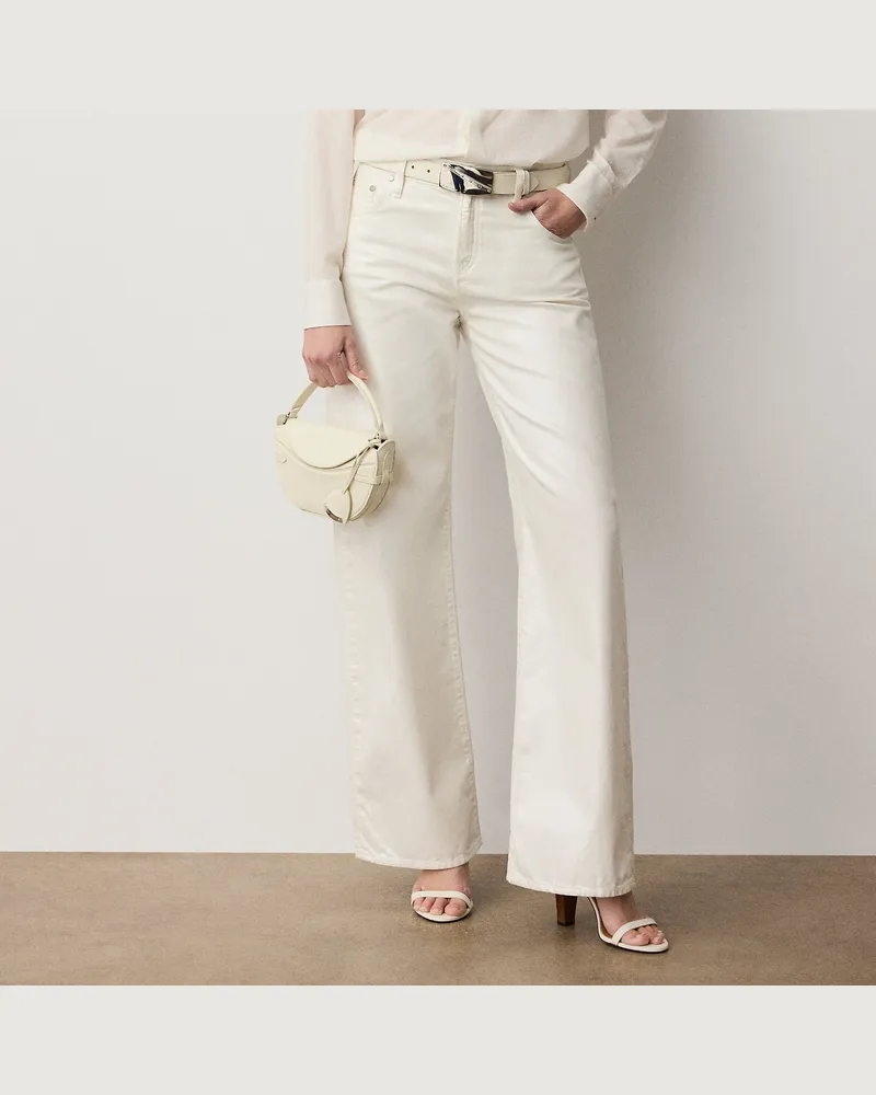 Ralph Lauren Relaxed-Fit Jeans Mercer mit weitem Bein White